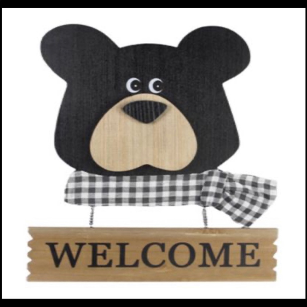 Bear Welcome Sign - Picture 1 of 1